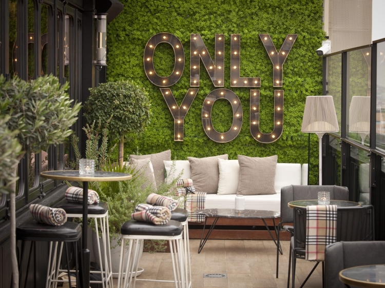 Only YOU Hotel Atocha Madrid hotel  boutique best central deisgn luxury terrace