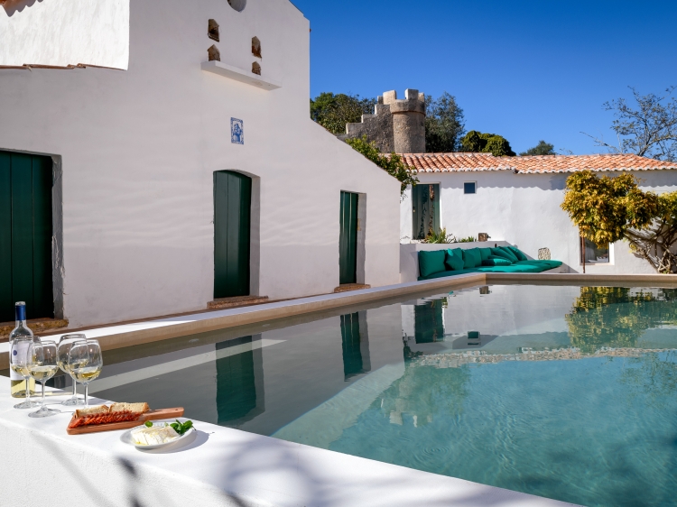 Pool Garden Casa de Santiago best charming and small hotel b&b Santiago do Cacem