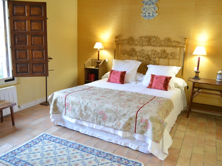 traditional Country house Lagar el Alzotano Spain Extremadura bedroom double bed 2