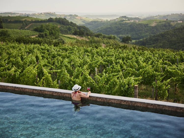 Peterc Vineyard Estate best wine accommodations secretpalces slovenia swimming pool