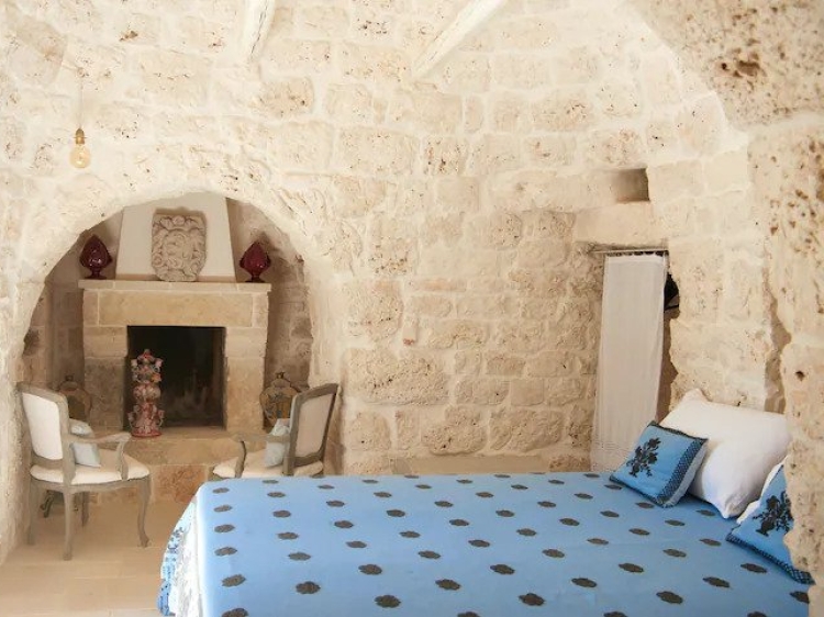 Trullo Silentio bedroom