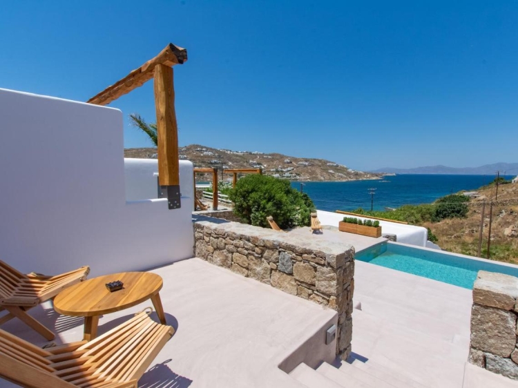 Superior Double Room with Sea View Aelia Mykonos