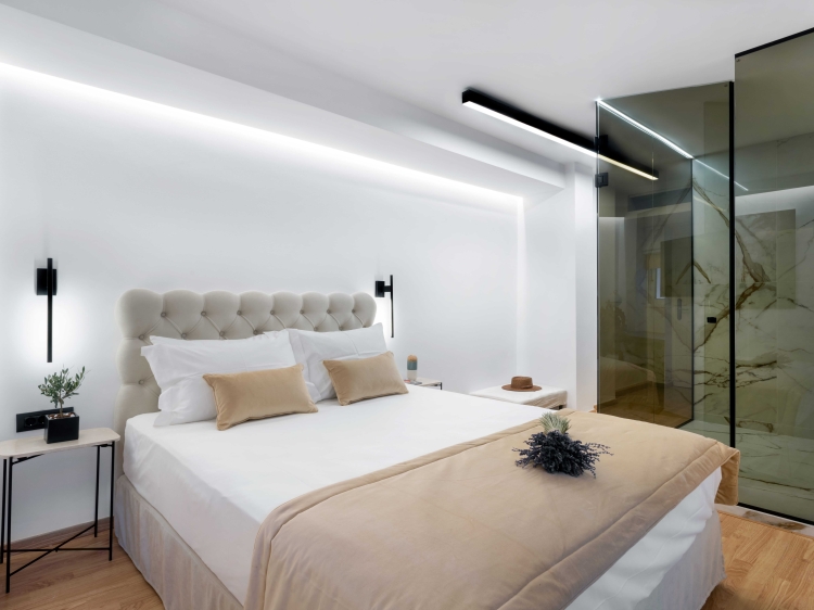 bedroom, athens flair, boutique hotel, greece, secretplaces