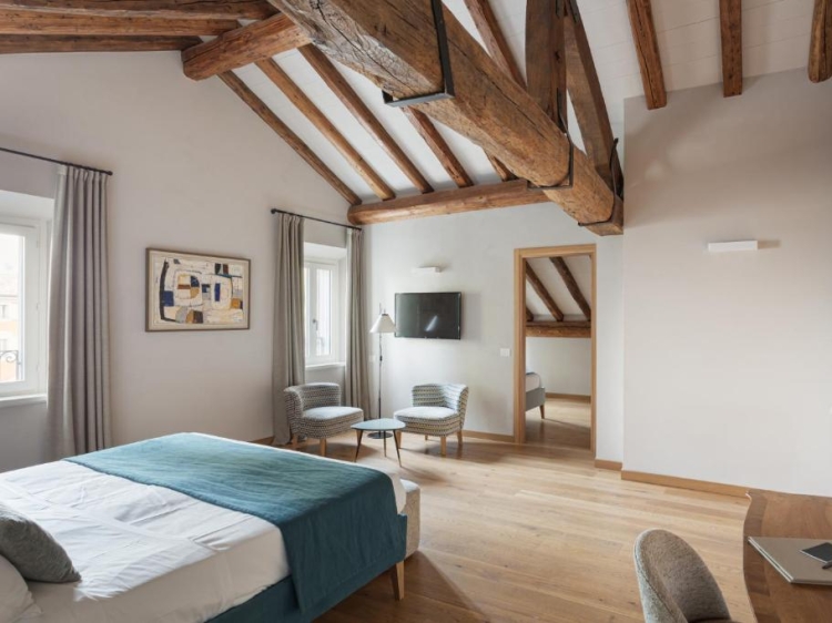 Room at Relais Roncolo1888 hotel in Emila Romana, Italy