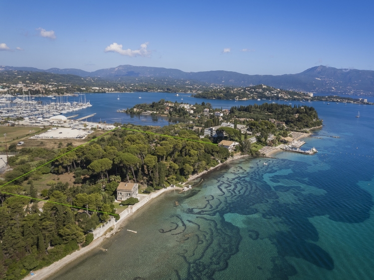 Villa Posillipo in its lush Mediterranean Gardens