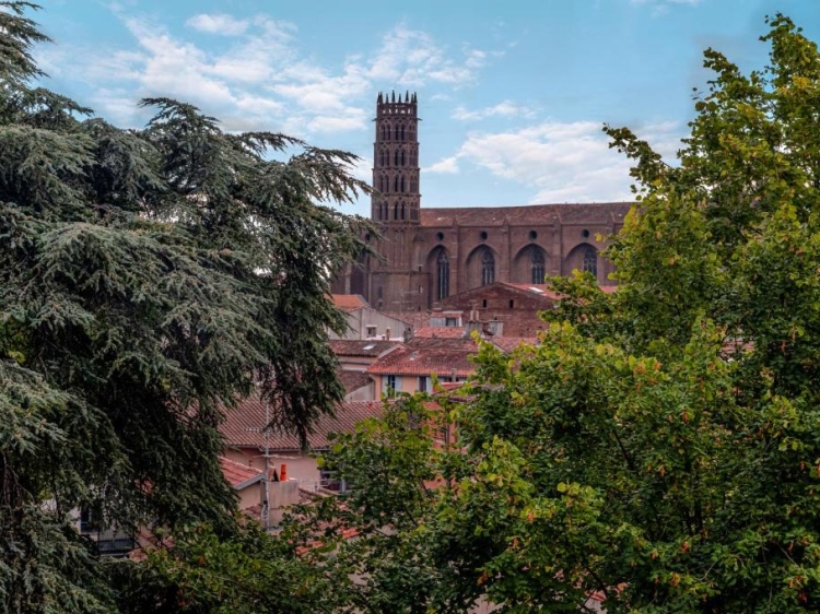 Views of Toulose city center from Hotel SOCLO Toulouse