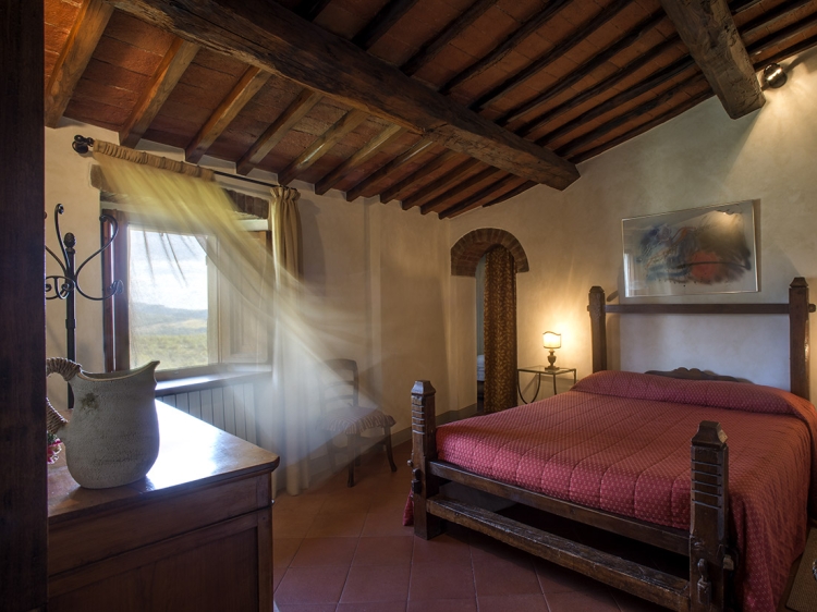 Castello di Spaltenna Tuscany Italy Apartment Bedroom