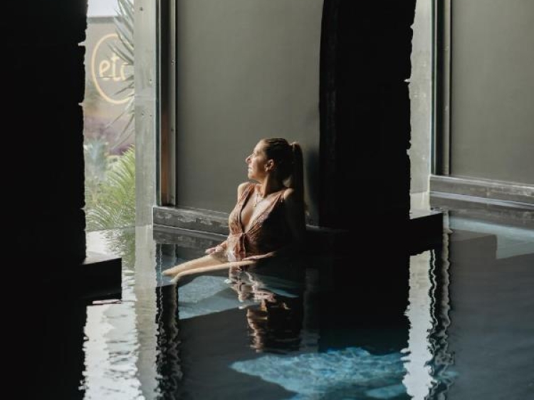 Swimming pool at NINE DOTS Azorean Art Boutique Hotel Ponta Delgada Azores