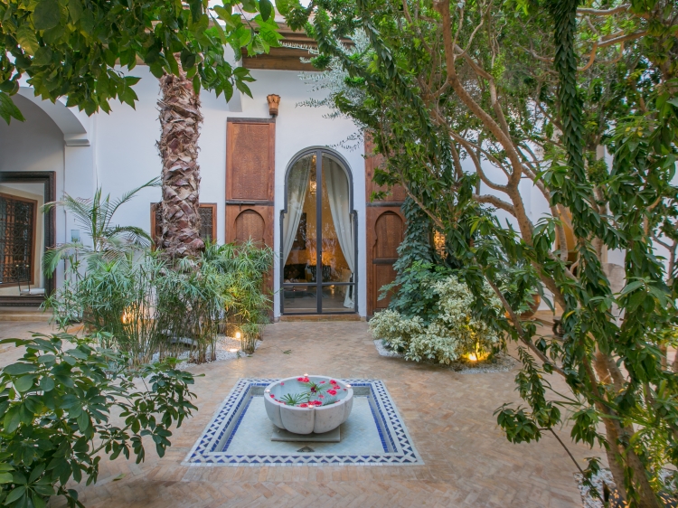 Riad L'Orangerie beautiful Hotel Morocco patio Secretplaces