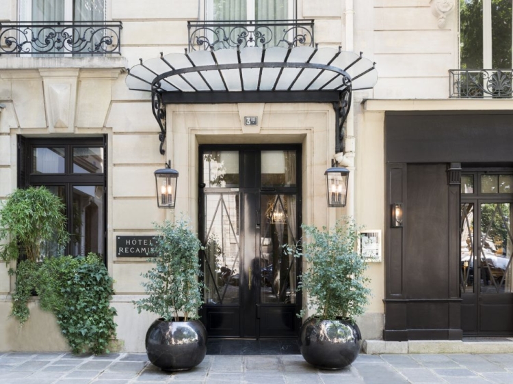 Hotel Recamier Paris France Entrance beautiful place to stay in Paris very romantic perfect for honey moons