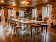 Finest dining in the stylish restaurant at Boutique hotel Schlussel in Beckenried at Lake Lucerne