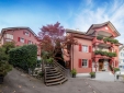 Fine dining at the Schlussel restaurant, Boutique-hotel Schlussel in Beckenried at Lake Lucerne