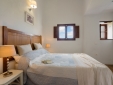 King size double bed and views of the countryside