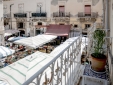 the historic Ortigia market from the balconies