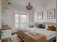 Stay at Master Deco Apartment Graca Lisbon Portugal  bed comfortable 