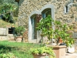 Terrace window in front of the kitchen with lemons