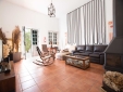 Living room with fire place