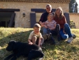 the friendly and welcoming host family with dog, Ferme Le Pavillon Hotel | Secretplaces