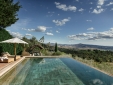swimming pool at Castello di Vicarello hotel Sasso dʼOmbrone 