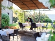 Locanda del Gallo Gubbio Umbria Italy outdoor dining