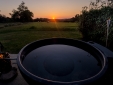 The Dutchtub, private ecological spa of our Lodge "La Cabane des Canards'