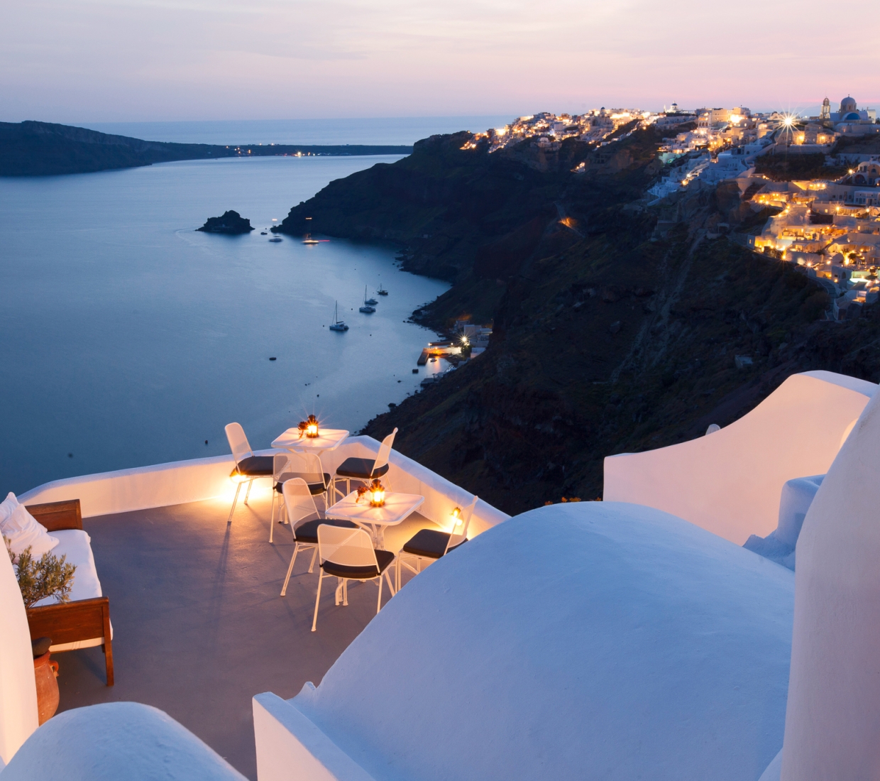 Curated guide to beautiful and authentic places to stay in Santorini