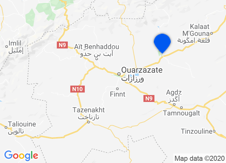 ouarzazate mapa Secretplaces Boutique Hotels And Holiday Homes Ouarzazate Morocco ouarzazate mapa
