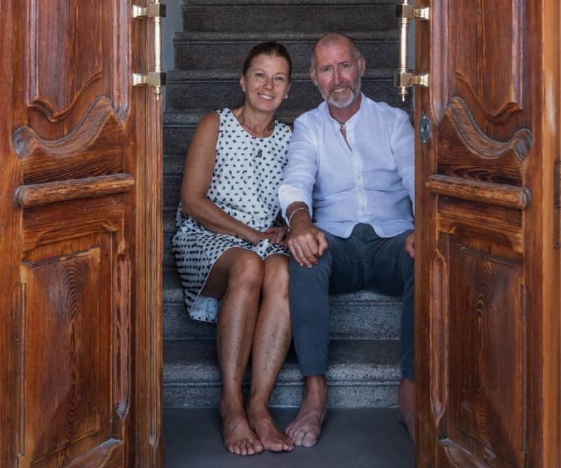 Owners of the B&B in 2020