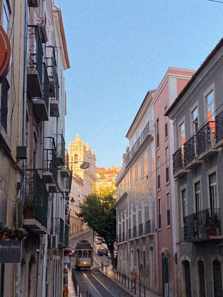 Colorful streets of Lisbon