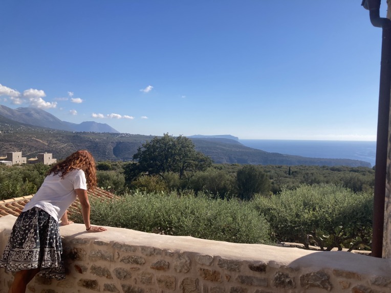 View from Antares hotel in Areopoli