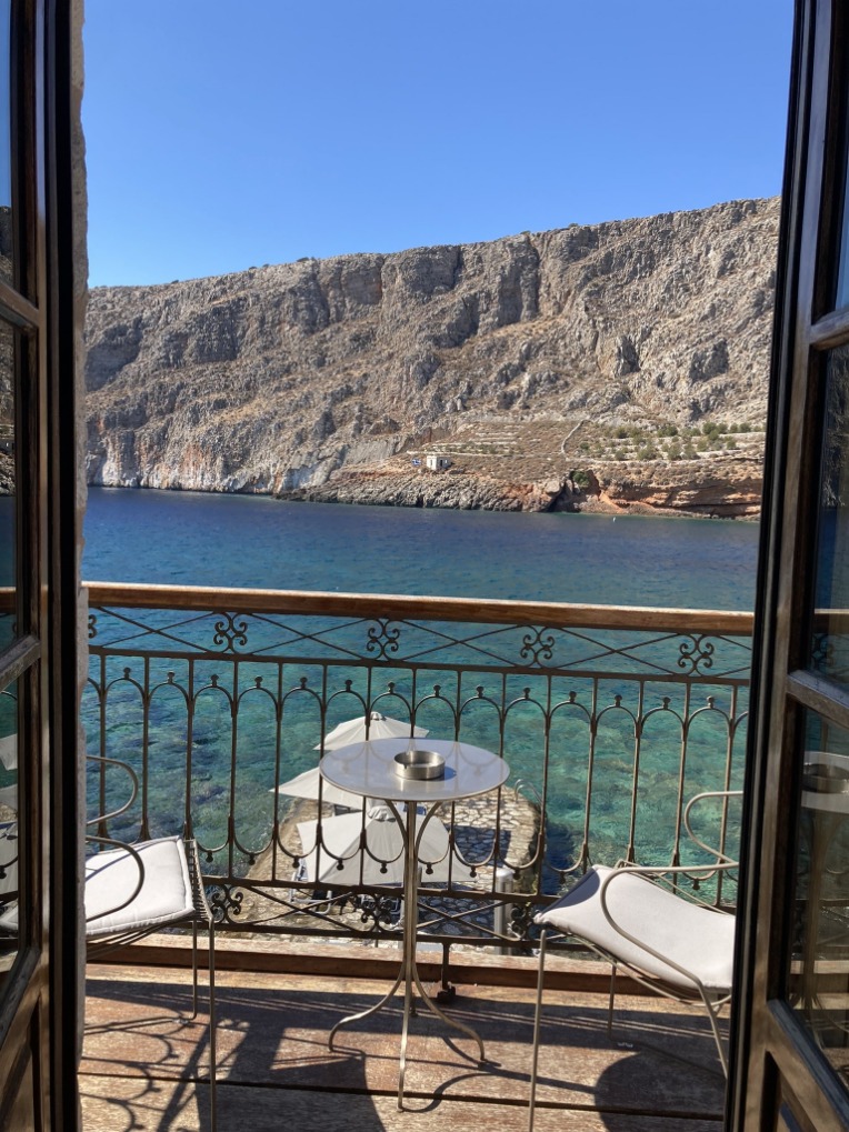 View from suite at Kyrimai hotel