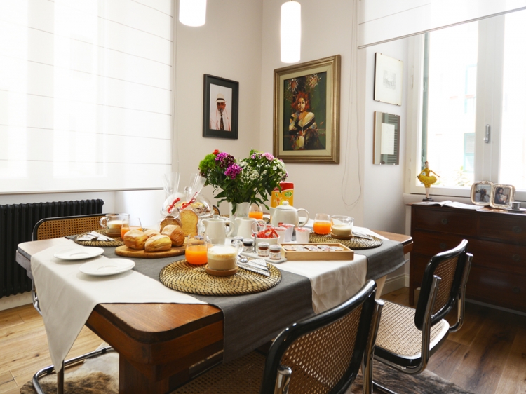 Breakfast table La Design.Ata Experience B&B, Rome