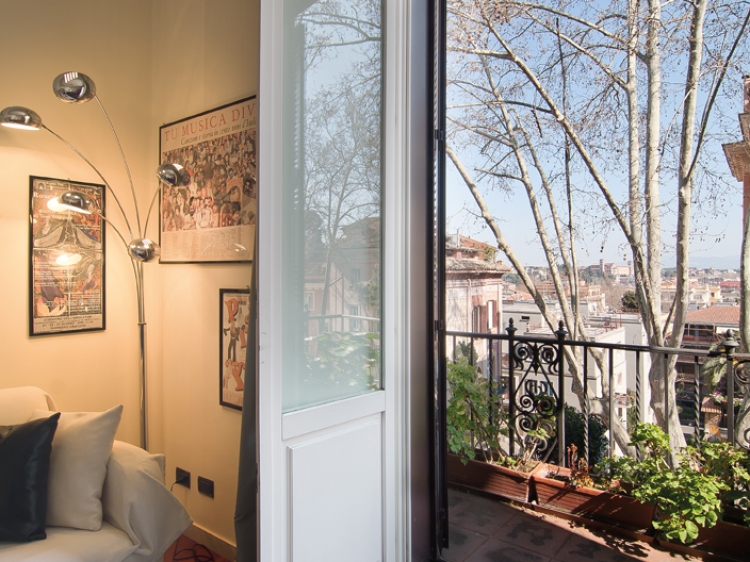 Balcony view B&B Il Boom, Rome