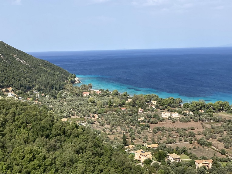 Bay before Agios Nikitas
