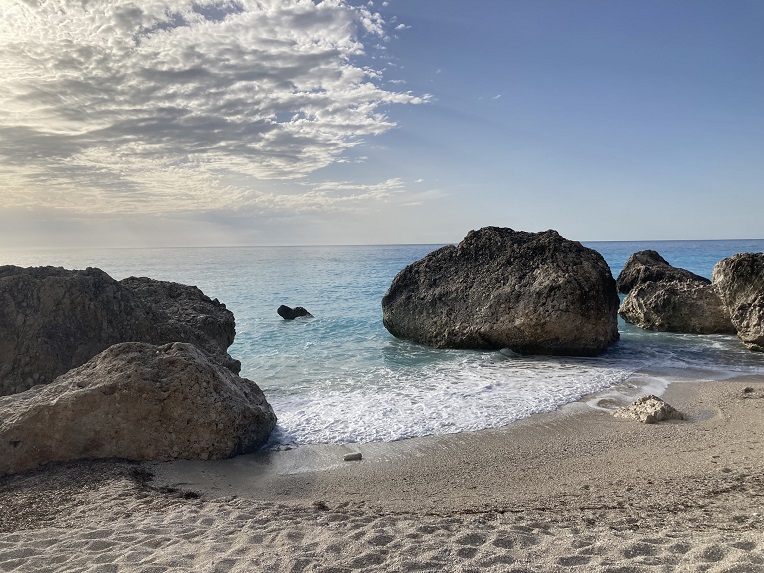Pretty beach view