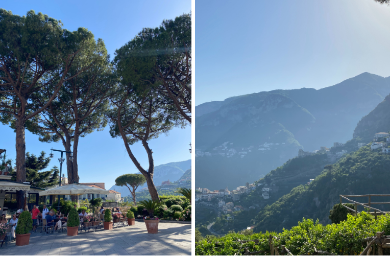 Mountains at the Amalfi coast