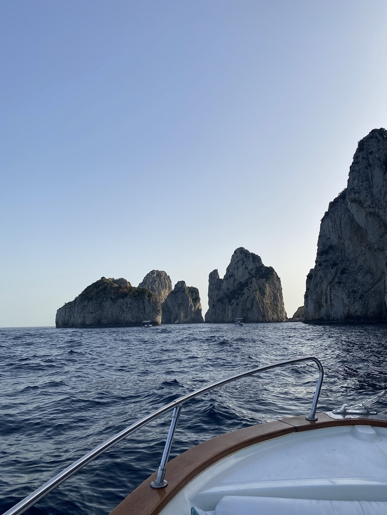 Cliffs in the ocean