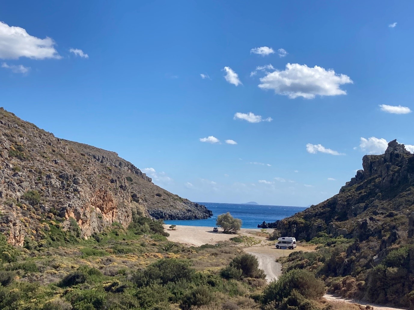 Chalkos beach on Kythira