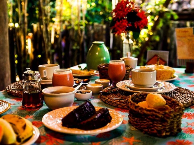 Breakfast at Pousada Flor do Mar